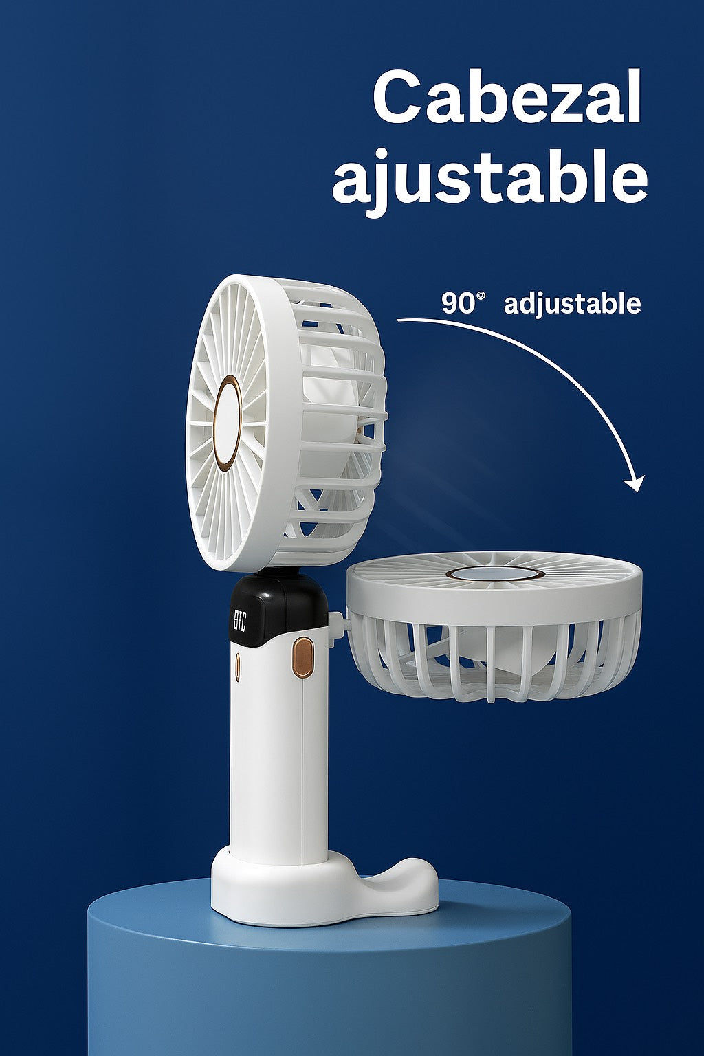 Ventilador Portátil Recargable de 5 Velocidades