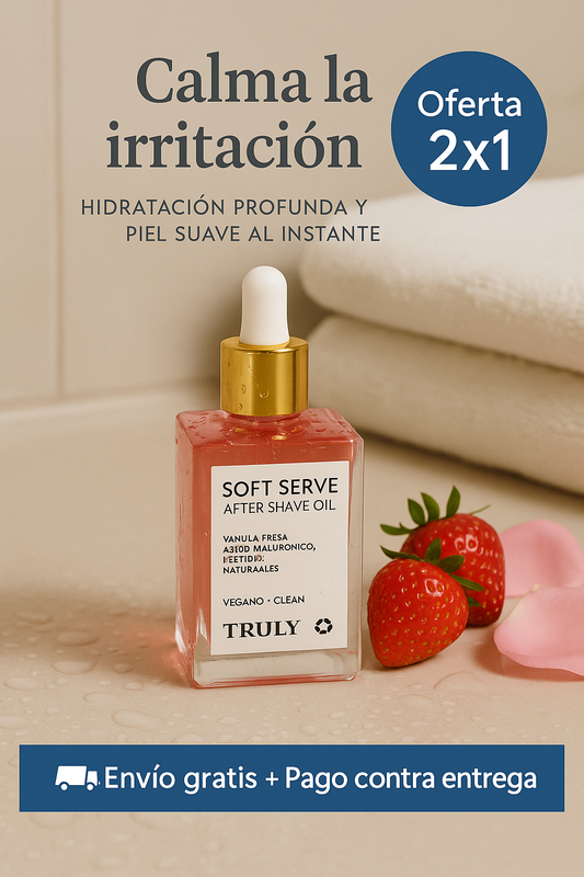 “Truly Oil ✨ – Dile adiós a la irritación con hidratación profunda (2x1 Hoy)”